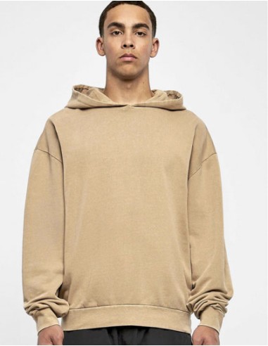 BUI-BY191-Acid Washed Oversize Hoody